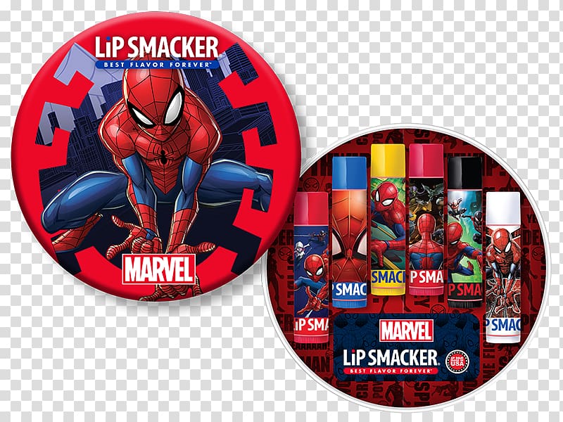 Lip Smacker Spiderman Lip Balm Trio Spider-Man Lip Smackers, disney tsum tsum mike wazowski transparent background PNG clipart