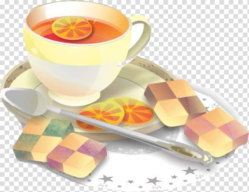 Tea Coffee Dim sum Merienda, Colored candy and drinks transparent background PNG clipart