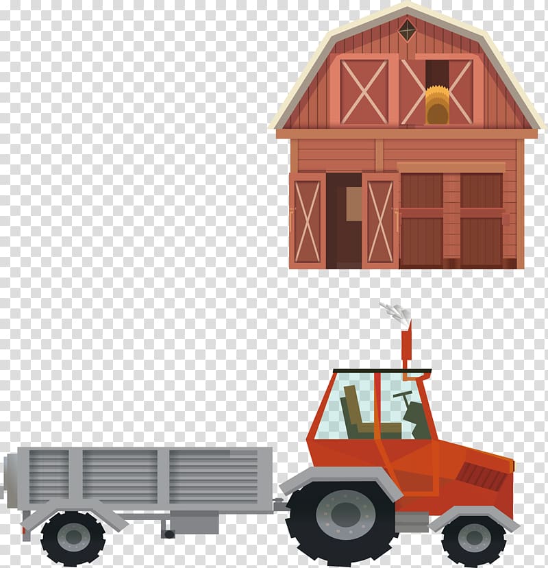 Agriculture Farm Drawing, Tractor Work transparent background PNG clipart