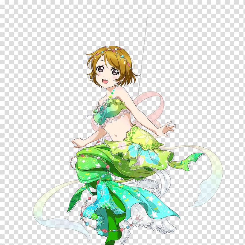 Hanayo Koizumi Love Live! School Idol Festival Rin Hoshizora Maki Nishikino Umi Sonoda, Mermaid transparent background PNG clipart