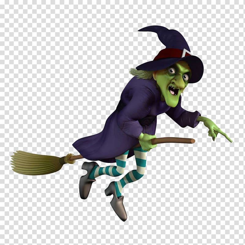 Cartoon old witch transparent background PNG clipart