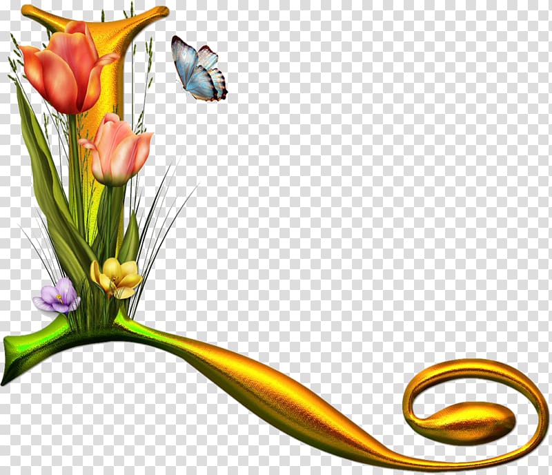 Alphabet Floral design Flower Letter , flower transparent background PNG clipart