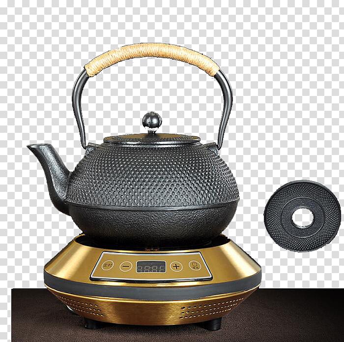 Teapot Kettle, Iron teapot transparent background PNG clipart