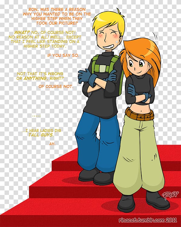 Ron Stoppable Shego Drawing, kim possible ron the man transparent background PNG clipart