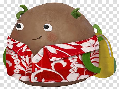 Small Potatoe Going on Holiday transparent background PNG clipart
