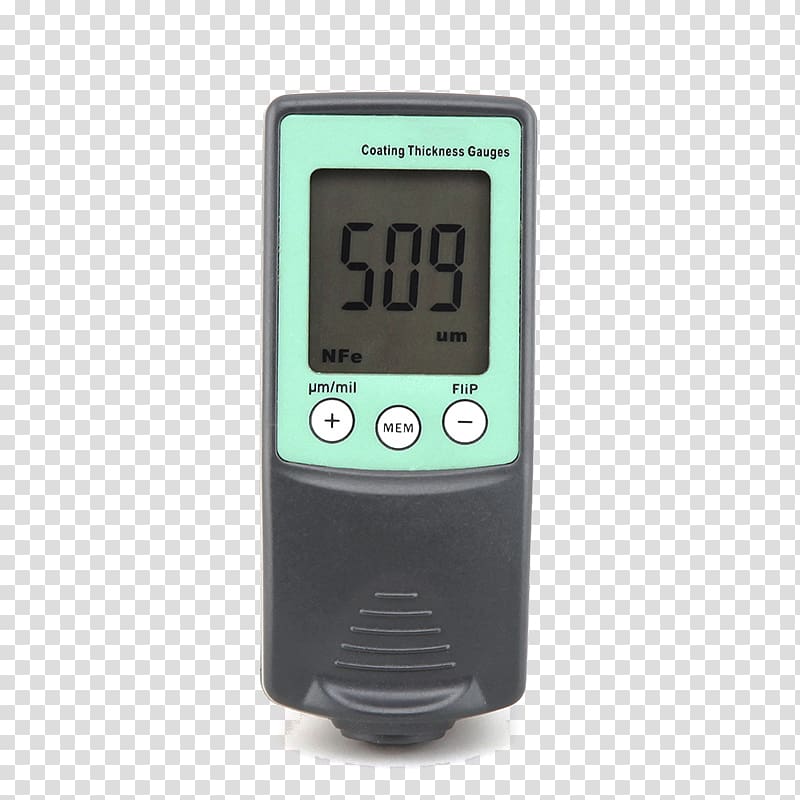 Ultrasonic thickness gauge Measuring instrument Light Coating Ultrasonic thickness measurement, light transparent background PNG clipart