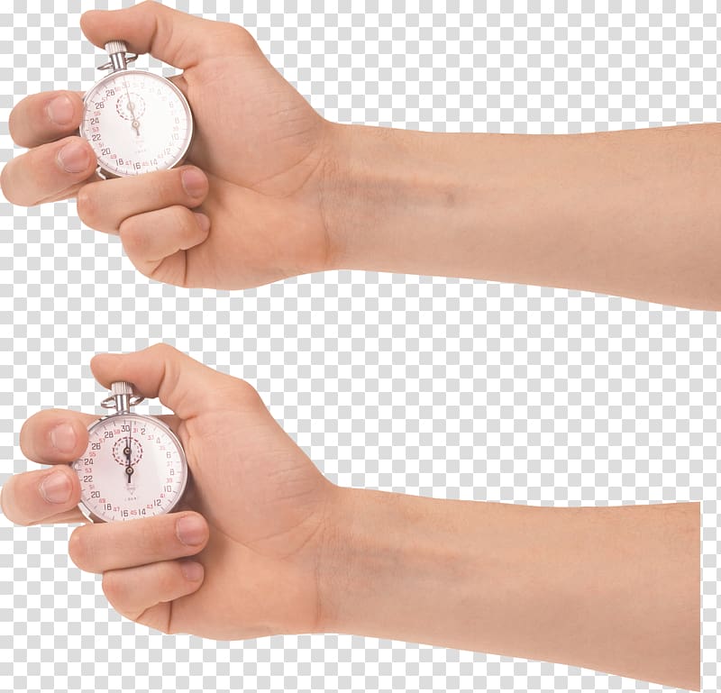 Hand Stopwatch, Stopwatch in hand transparent background PNG clipart