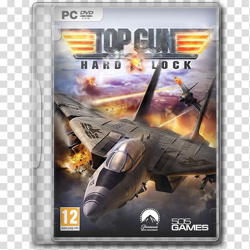 PC DVD Top Gun Hard Lock case, pc game video game software aircraft aviation airplane, Top Gun Hard Lock transparent background PNG clipart