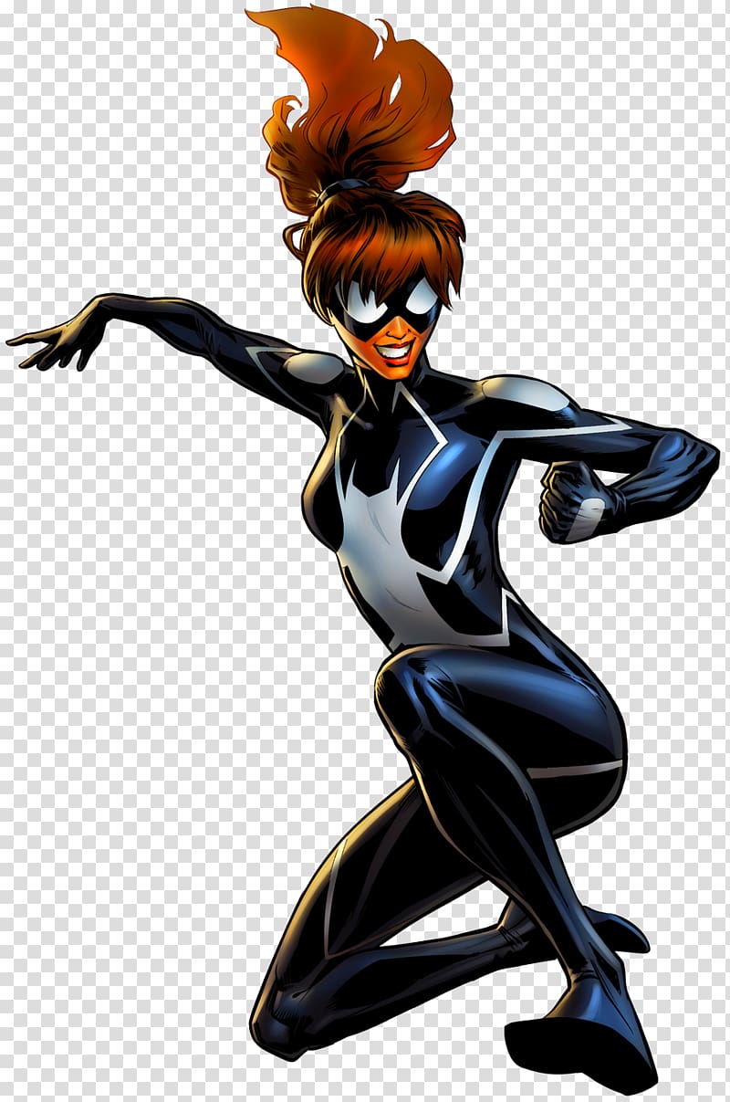 Anya Corazon Marvel: Avengers Alliance Spider-Woman Spider-Man Spider-Verse, spider woman transparent background PNG clipart