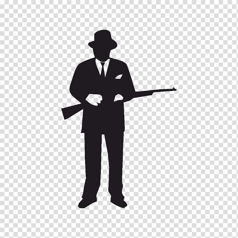 Gangster Silhouette , Silhouette transparent background PNG clipart ...