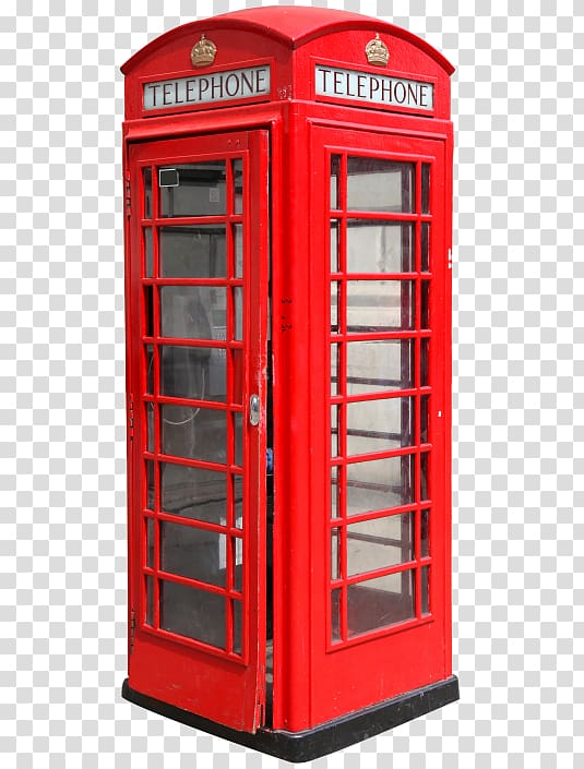 London Red telephone box Telephone booth , london transparent background PNG clipart