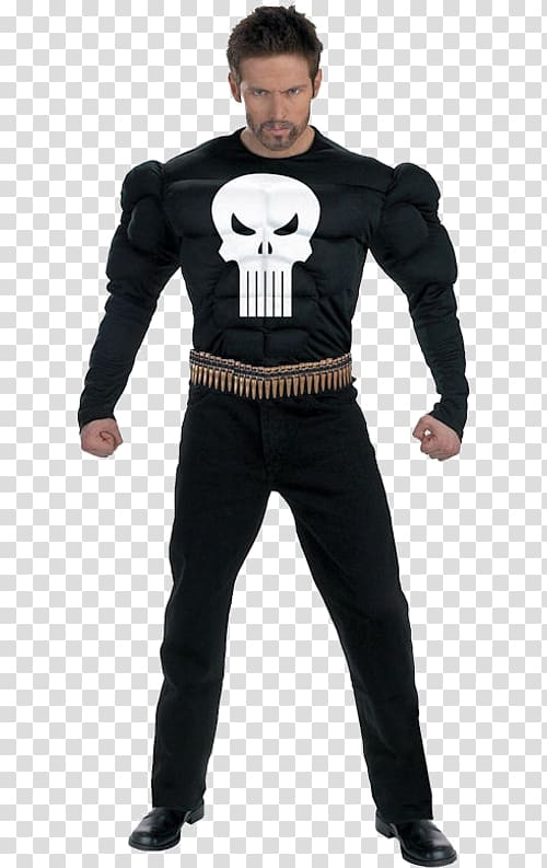 Punisher: War Zone Spider-Man Halloween costume, Punisher Superhero transparent background PNG clipart