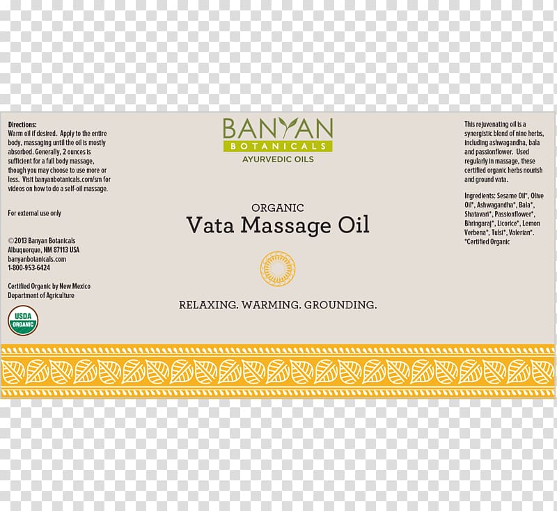Massage Oil Dosha Kapha Vata, oil transparent background PNG clipart