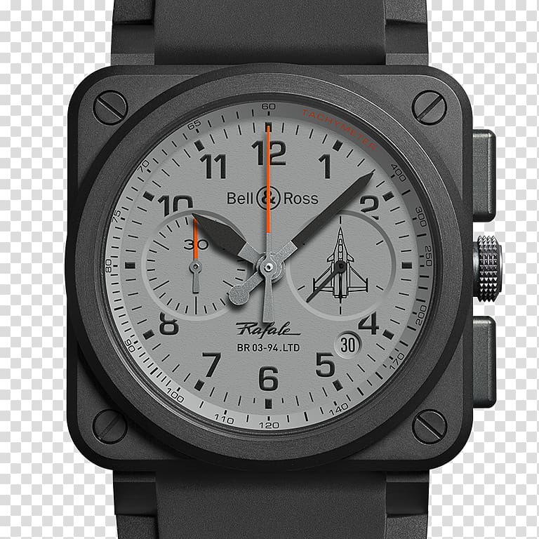 Dassault Rafale Bell & Ross, Inc. Baselworld Watch, watch transparent background PNG clipart