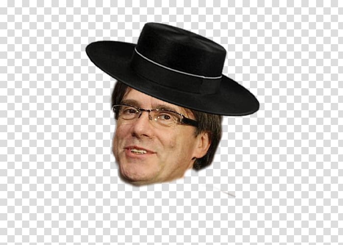 Carles Puigdemont Fedora Spain Cowboy hat Tabarnia, amlo presidente meme transparent background PNG clipart