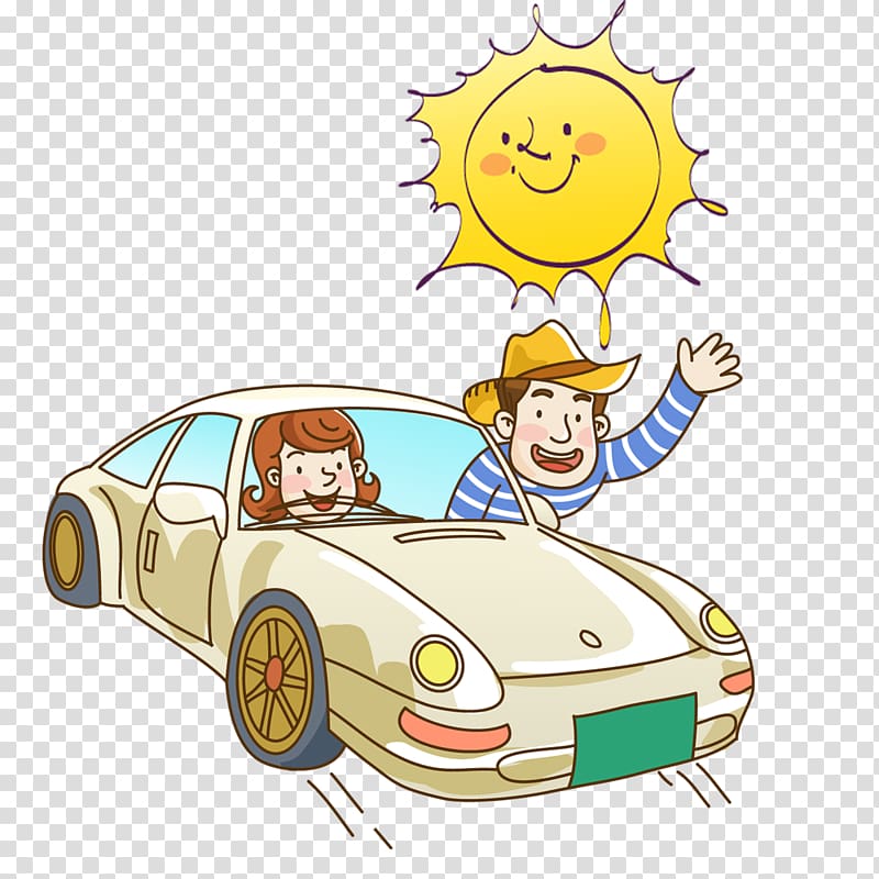 Illustration, Travel in front of the sun transparent background PNG clipart