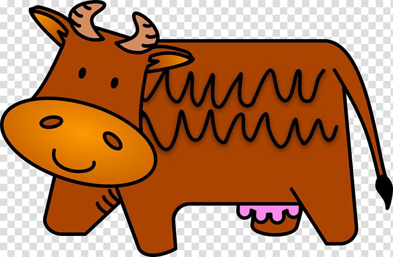 Cattle Brown , Brown transparent background PNG clipart
