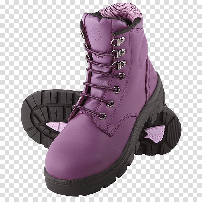 Steel-toe boot Steel blue Purple, hiking boot transparent background PNG clipart