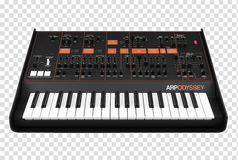 ARP Odyssey Korg Kaoss Pad Minimoog ARP Instruments Analog synthesizer, musical instruments transparent background PNG clipart