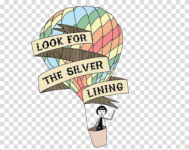 Balloon Silver lining Drawing Cartoon , hot air balloon transparent background PNG clipart