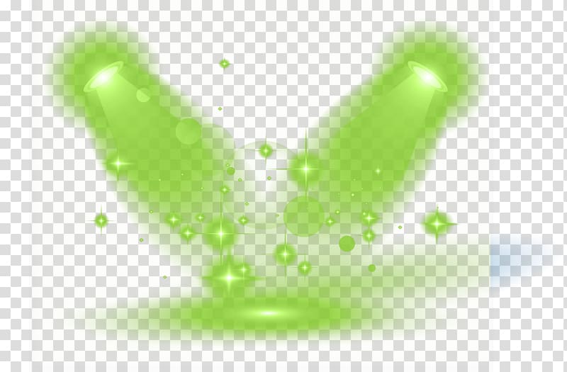 Light Green Euclidean , Light effect of green stage decoration transparent background PNG clipart