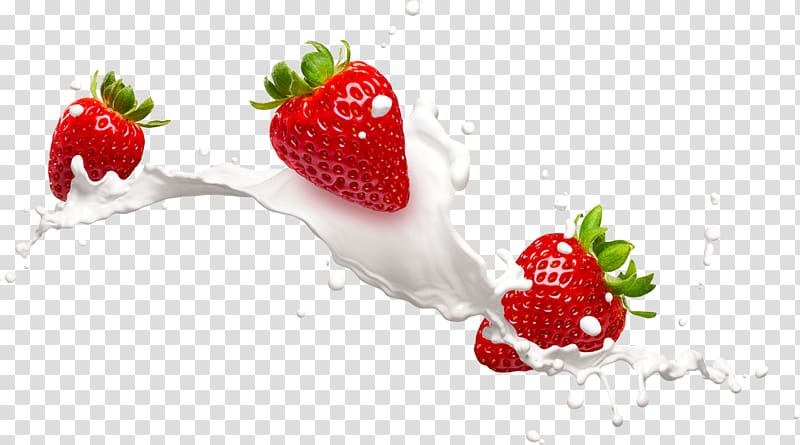 Flavored milk Strawberry Cream .xchng, milk transparent background PNG clipart