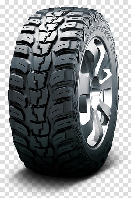 Car Kumho Tire Motor Vehicle Tires Kumho Road Venture MT KL71 Off-road tire, montana highway transparent background PNG clipart
