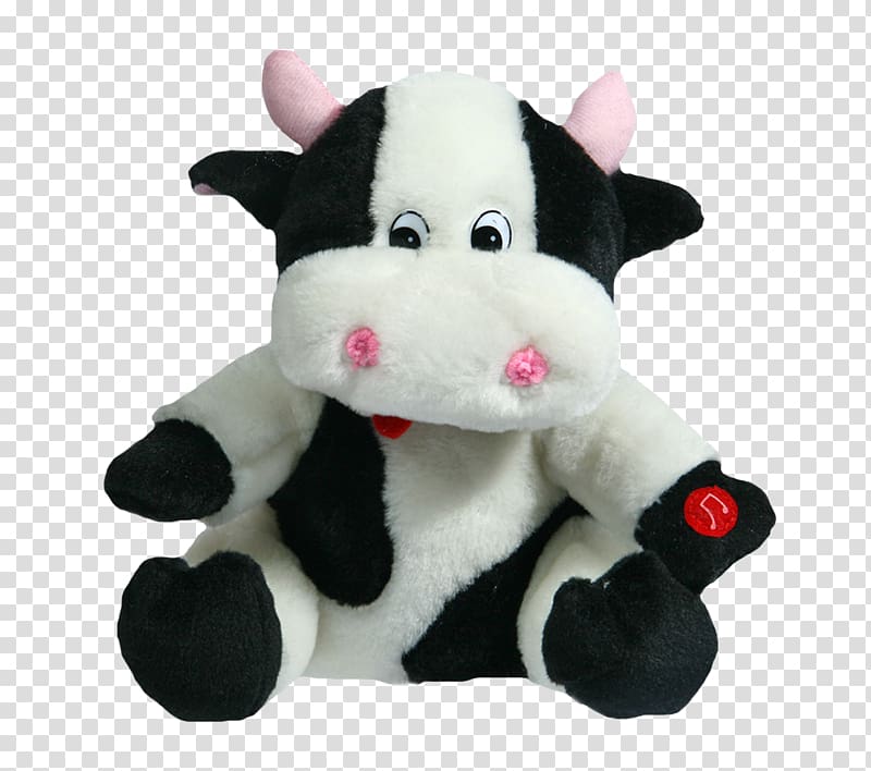 Stuffed Animals & Cuddly Toys Cattle Plush, clarabelle cow transparent background PNG clipart