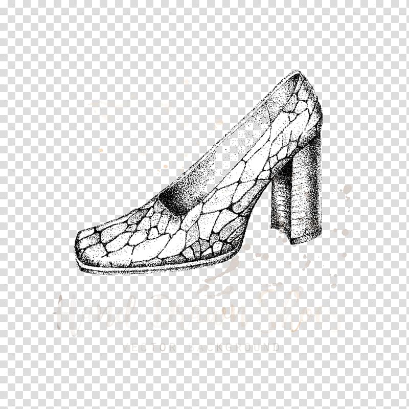 Shoe Shop High-heeled footwear Euclidean Sneakers, cartoon heels transparent background PNG clipart