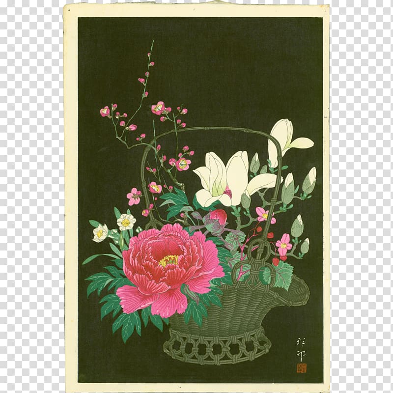 Floral design Japanese art Woodblock printing, japan transparent background PNG clipart