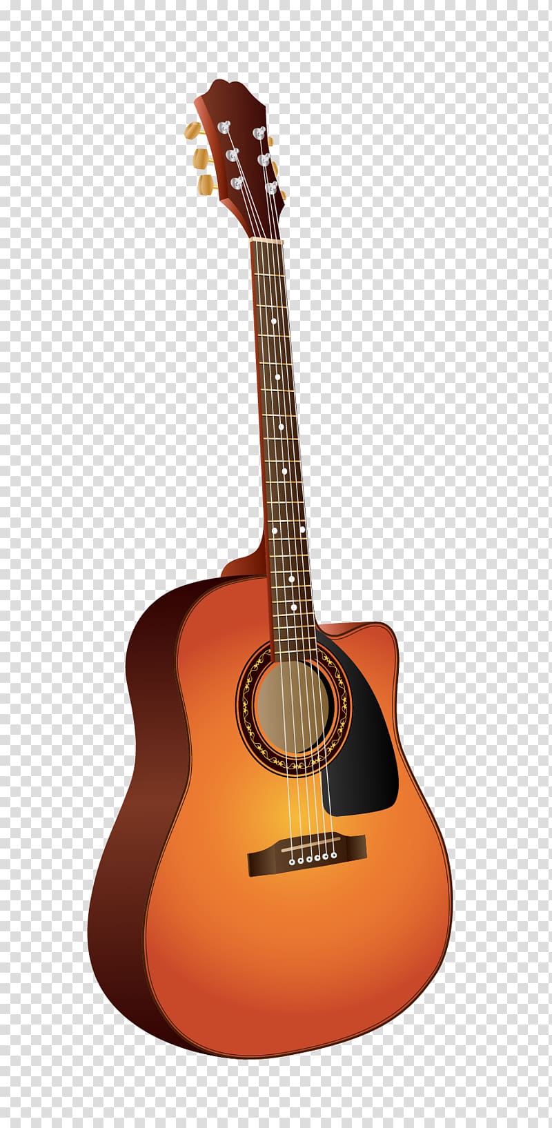 Acoustic guitar Tiple Cuatro, Guitar elements transparent background PNG clipart