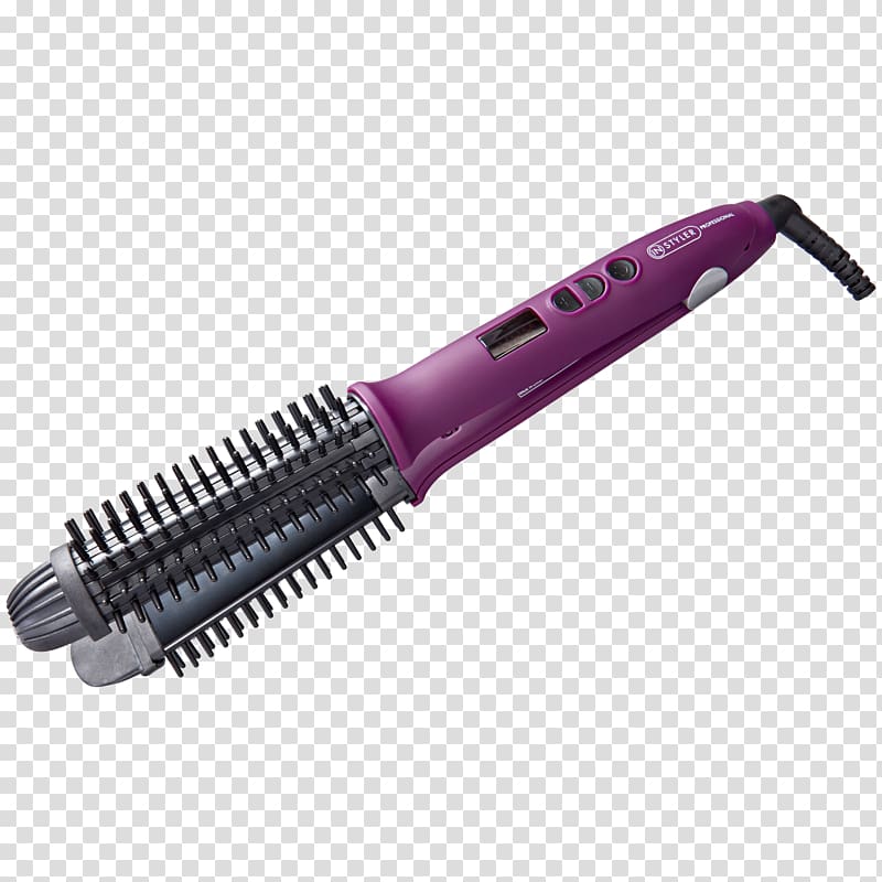 Hair iron Comb Hair straightening Hair roller Brush, Roller transparent background PNG clipart