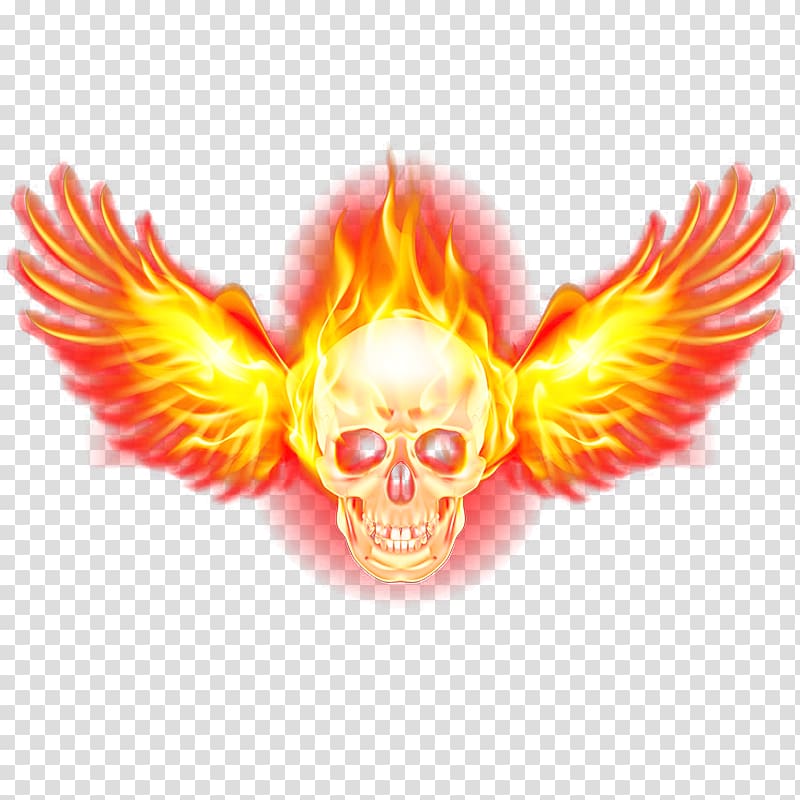 Flame Fire Wing, Flame Skeleton transparent background PNG clipart