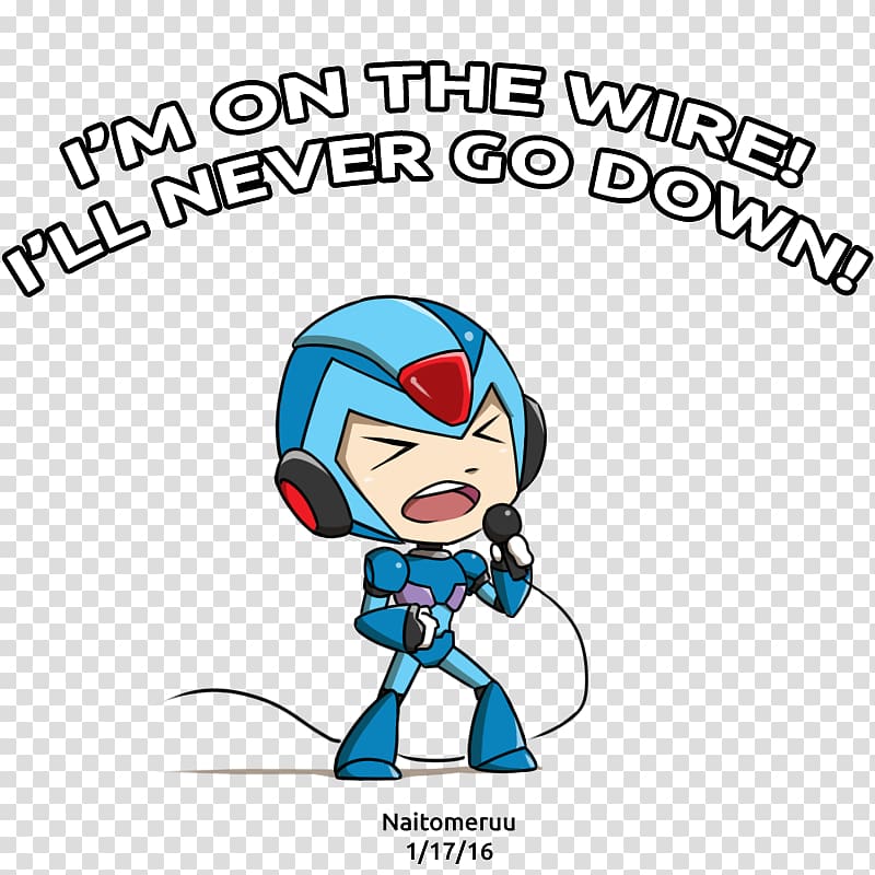 Mega Man X Proto Man Chibi Singing Fan art, Singing man transparent background PNG clipart