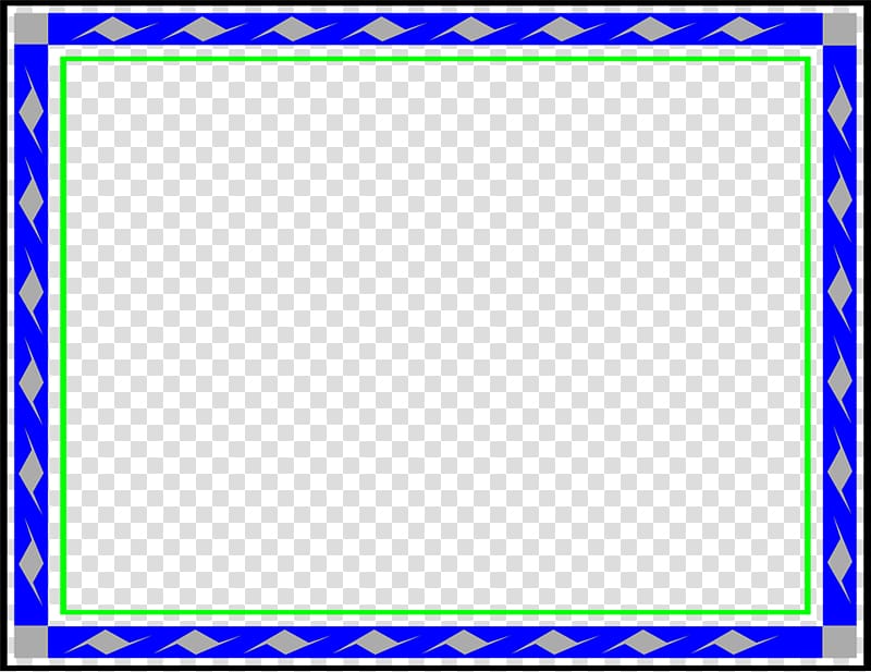 frame Blue , Blue Border Frame Background transparent background PNG clipart