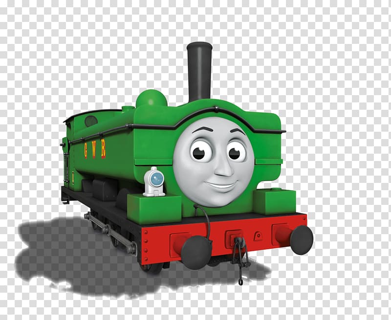 Thomas & Friends Duck the Great Western Engine Percy James the Red Engine, toy-train transparent background PNG clipart