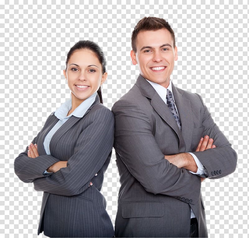 two person standing side by side with cross hands, Partnership Business partner Small business Businessperson, business people transparent background PNG clipart