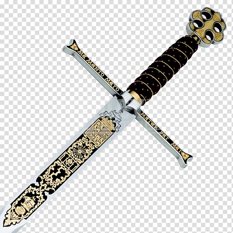 Sword Tiberias Marto Crusades Dagger, Sword transparent background PNG clipart