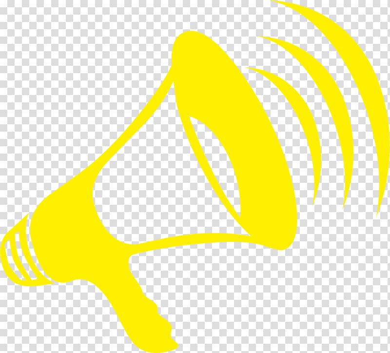 Loudspeaker Icon, Speaker yellow transparent background PNG clipart