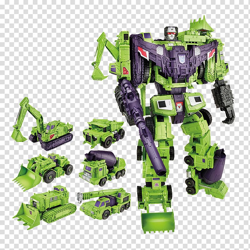 Devastator Scrapper Optimus Prime Transformers Constructicons, Transformers transparent background PNG clipart