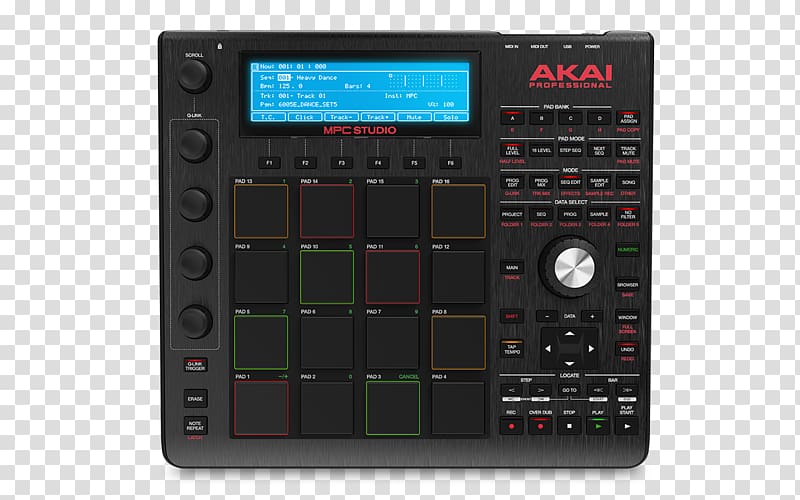 Akai MPC Studio Music Production Controller Musical Instruments MIDI Controllers, musical instruments transparent background PNG clipart