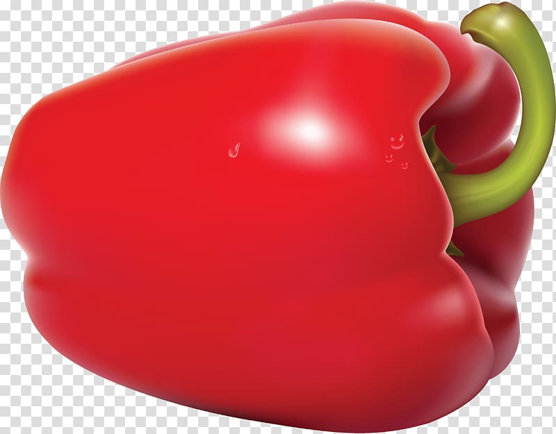 Bell pepper Chili pepper Vegetable, Red Pepper transparent background PNG clipart