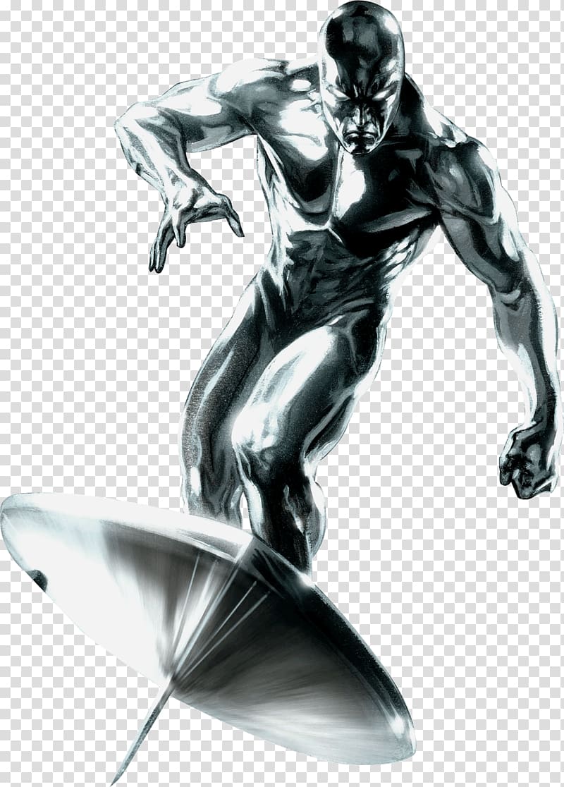Silver Surfer Carol Danvers Lobo Thanos Marvel Comics, others transparent background PNG clipart