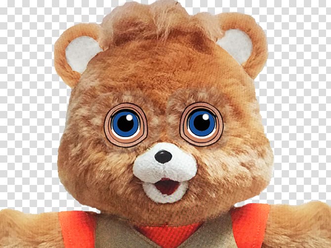 Teddy Ruxpin Teddy bear Toy 1980s, bear transparent background PNG clipart
