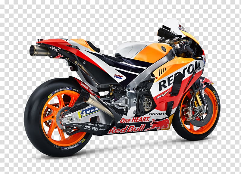 2018 MotoGP season Repsol Honda Team 2017 MotoGP season Honda RC213V Honda Motor Company, motorcycle transparent background PNG clipart