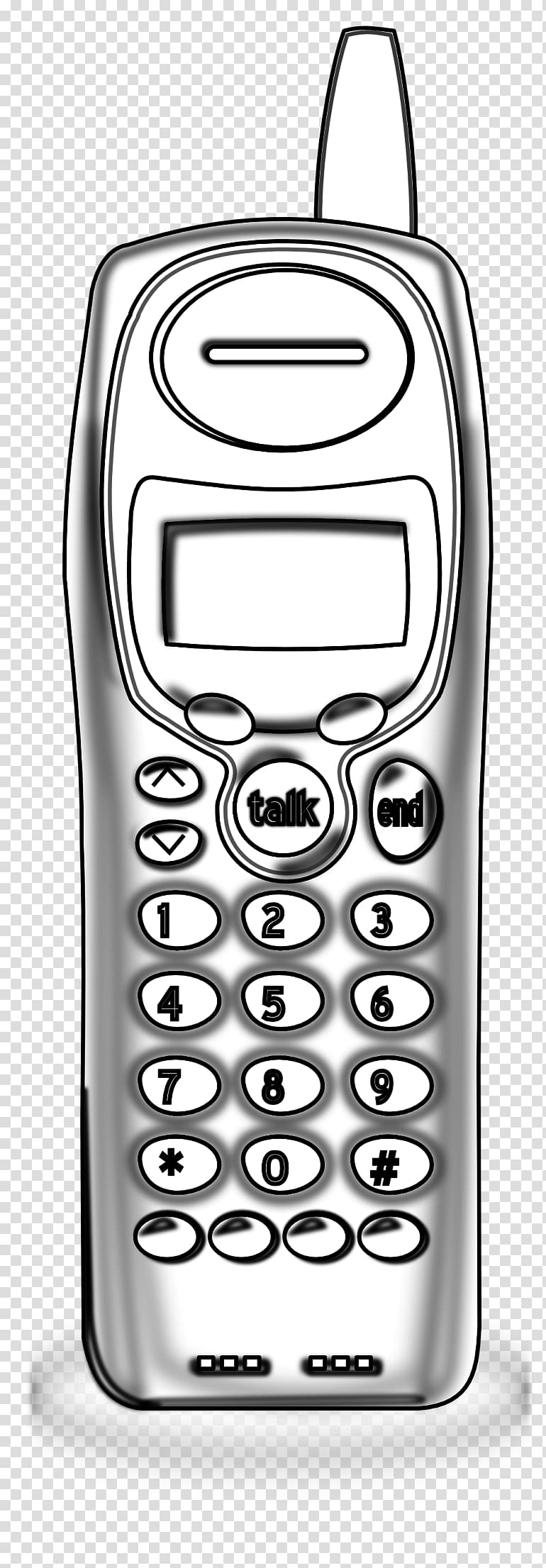 Coloring book Cordless telephone Chatter Telephone iPhone, Cell Phone Cartoon transparent background PNG clipart