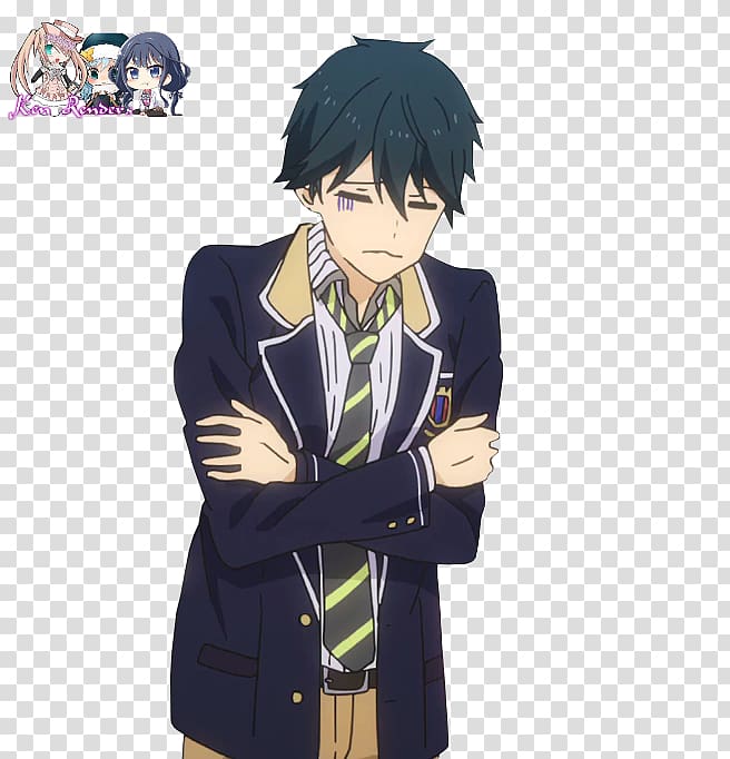 Masamune-kun's Revenge Anime Rendering School uniform, Anime transparent background PNG clipart
