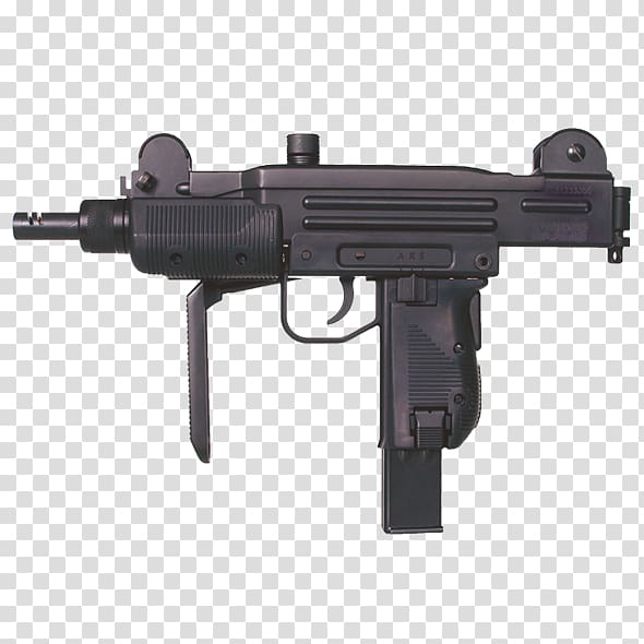 Airsoft Guns IMI Mini Uzi Blowback Air gun, weapon transparent background PNG clipart