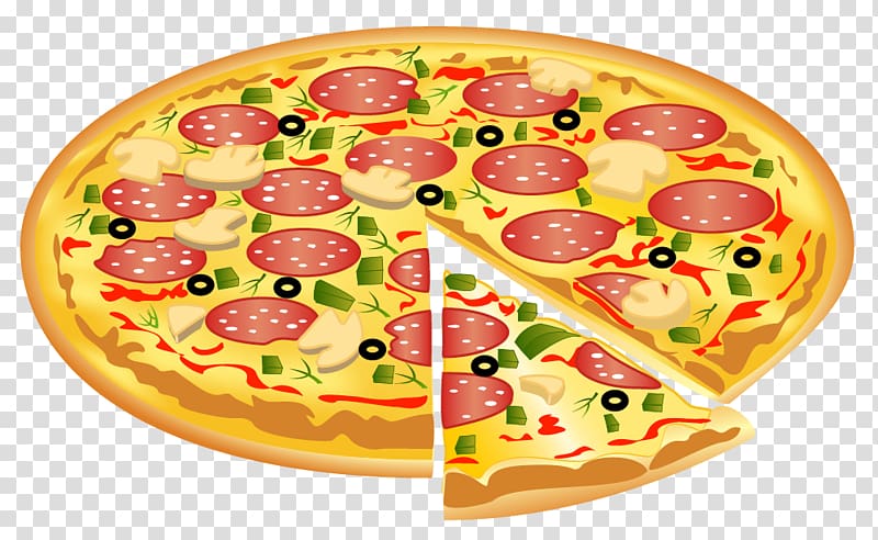 pizza illustration, Pizza Italian cuisine Fast food , Pizza transparent background PNG clipart