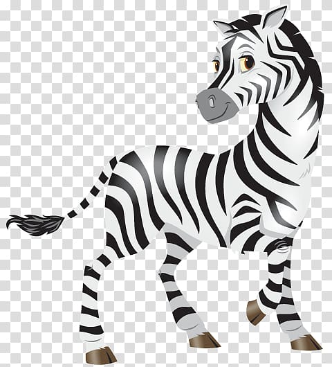 Quagga Animal Wildlife, cartoon zebra transparent background PNG clipart